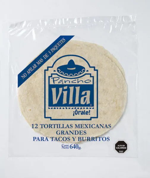 Tortilla Pancho Villa 12 X 640G
