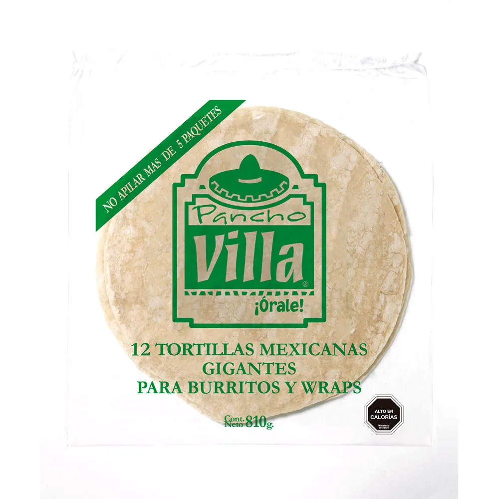 Tortilla Pancho Villa 12 X 810 Gr