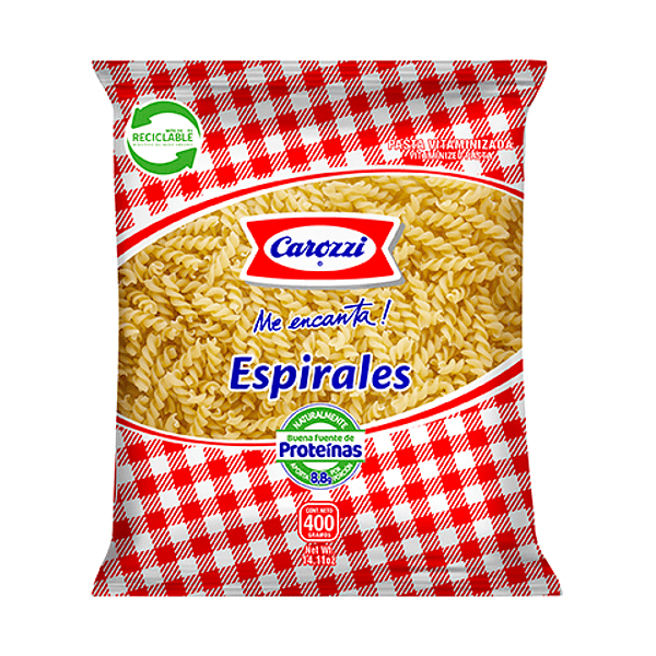 Espirales Carozzi 400 Gr