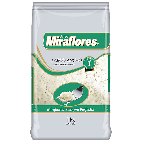 Arroz Miraflores G1 Kg1