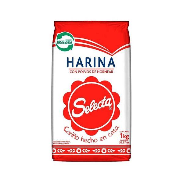Harina Con Polvo Selecta 1 Kg