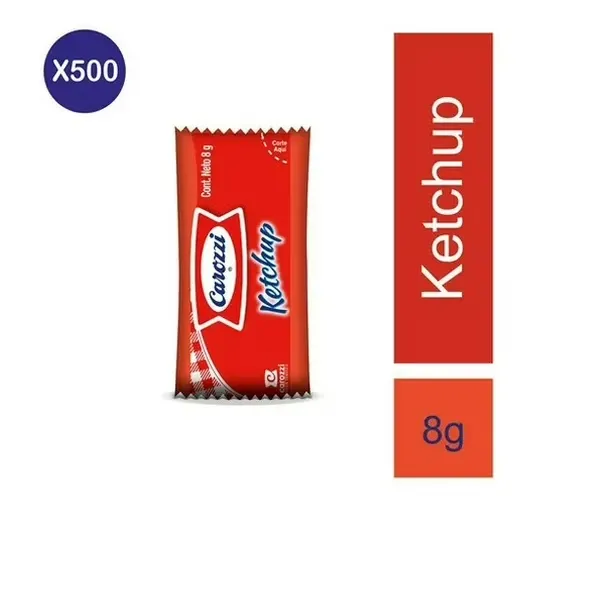 Ketchup Carozzi 500 X 8 Gr
