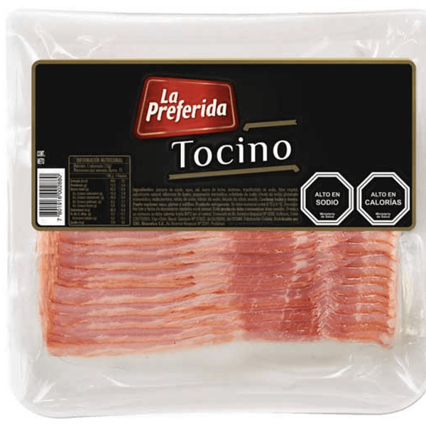[2075] Tocino Ahumado La Preferida 1/2 Kg