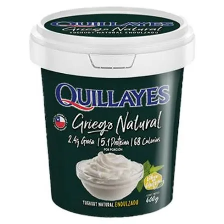 [2117] Yogurt Griego Natural Endulzado 800g