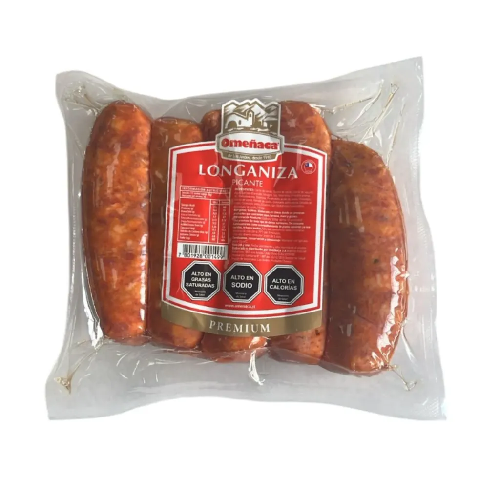 Longaniza Picante Omeñaca 500 gr