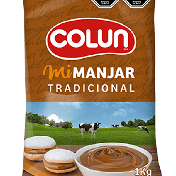 Manjar Colun Bolsa 1 Kg
