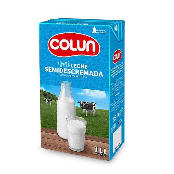Leche Semidescremada Colun 1 Lt