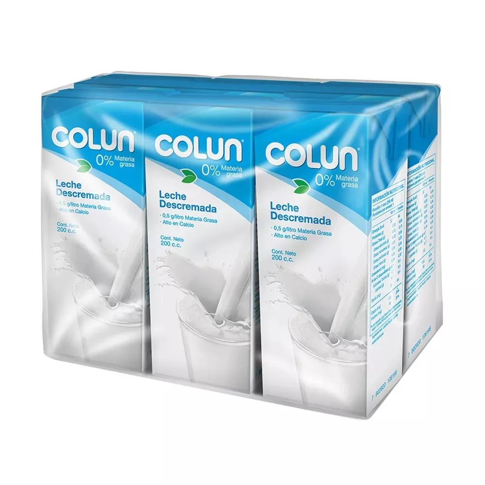 Leche Descremada Colun 200 Cc