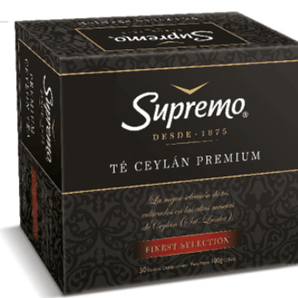 Te Supremo Negro Ceylan 100 Un