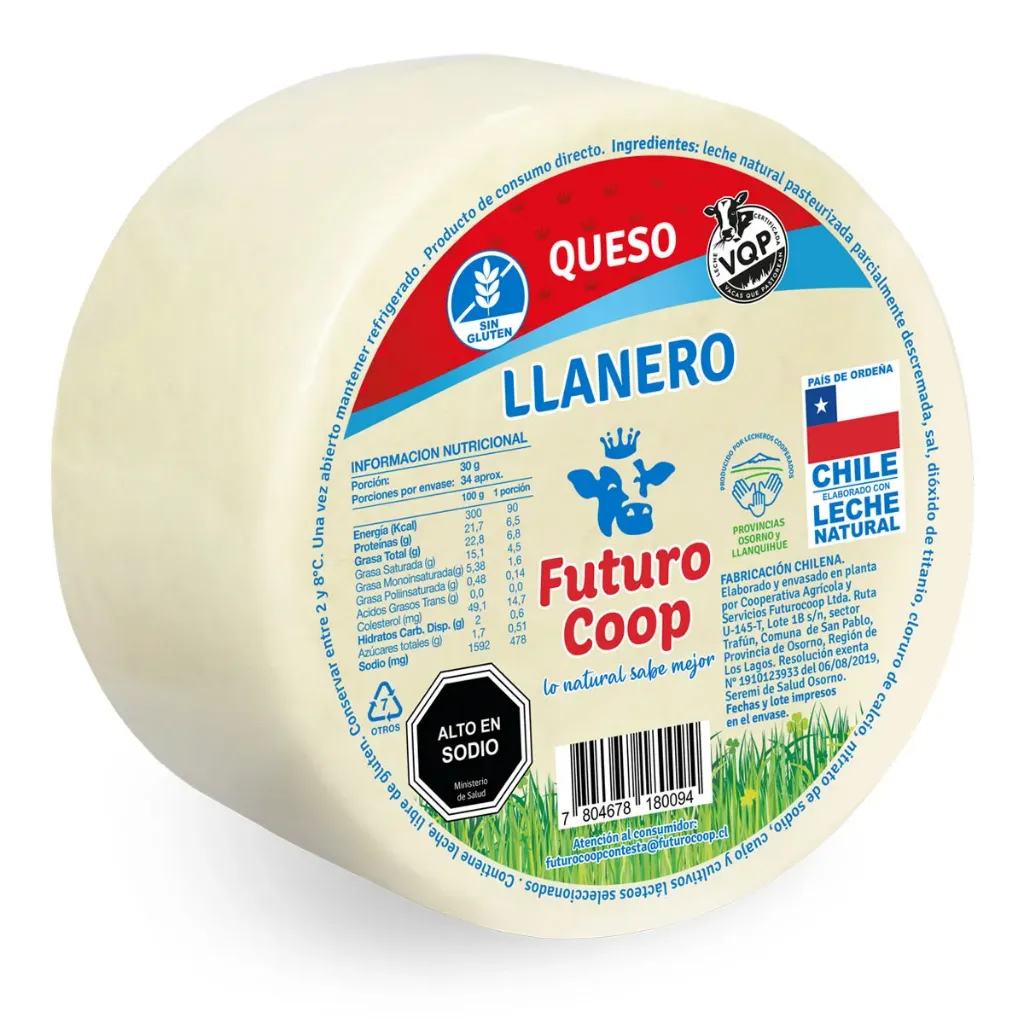 Queso Llanero Redondo Futurocoop