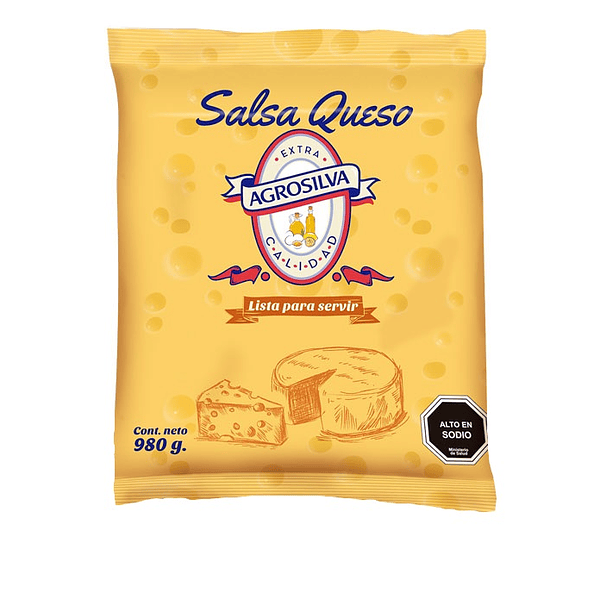 [833] Salsa Queso Agrosilva 980 Gr