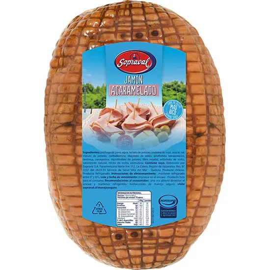 Jamón Pavo Acaramelado Sopraval