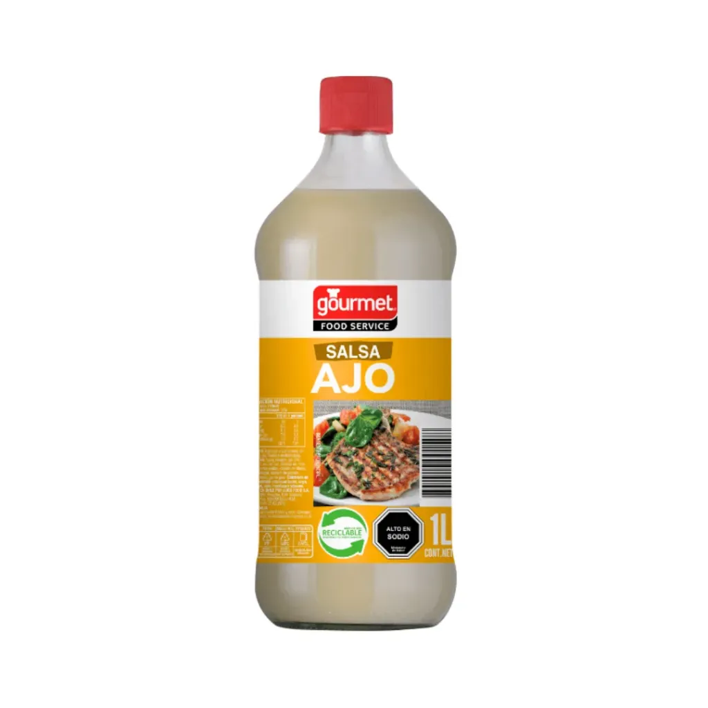 Salsa De Ajo Gourmet 1 Lt