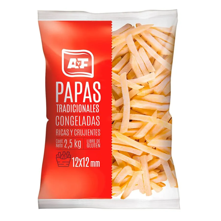 [352] Papas Pre Fritas AyF 12x12 2,5 Kg