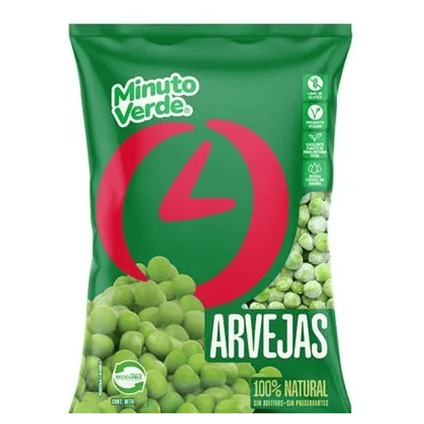 Arvejas 200 Gr Minuto Verde 