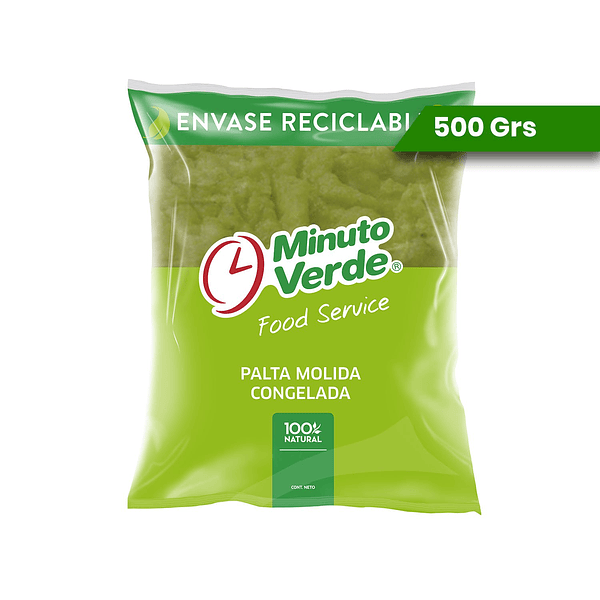 Pulpa Palta Minuto Verde 500 Gr