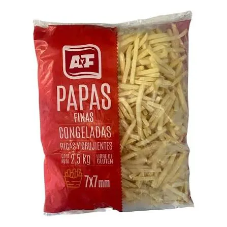 [1774] Papas Pre Frita AyF 7X7 De 2,5K