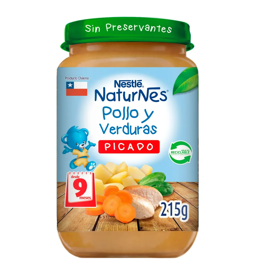 Picado Nestlé Pollo Y Verduras 215 Gr