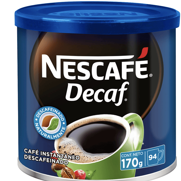 Nescafé Decaf Tarro 170 Gr 