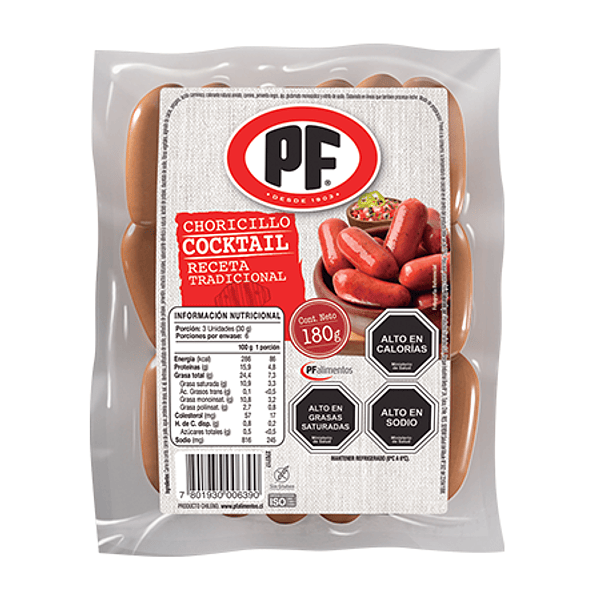 Choricillos Cocktail Pf 180 Gr