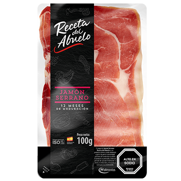 Jamón Serrano Receta Del Abuelo 100 Gr