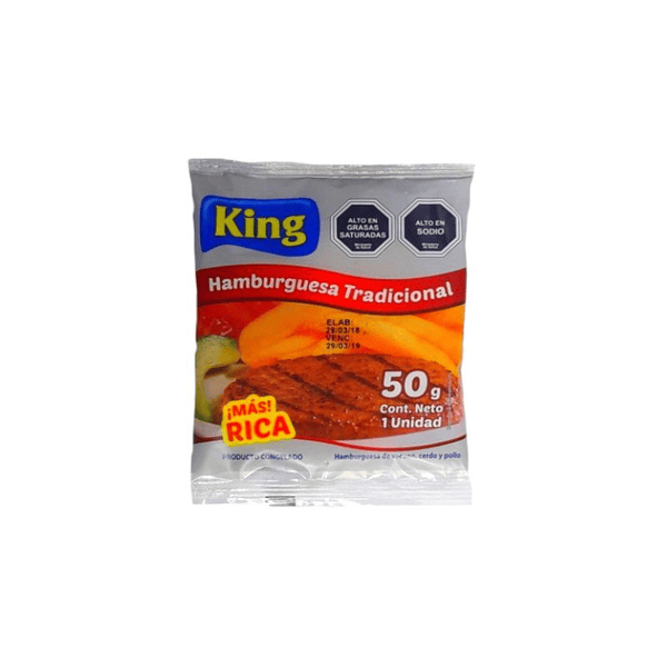Hamburguesa King 50 Gr