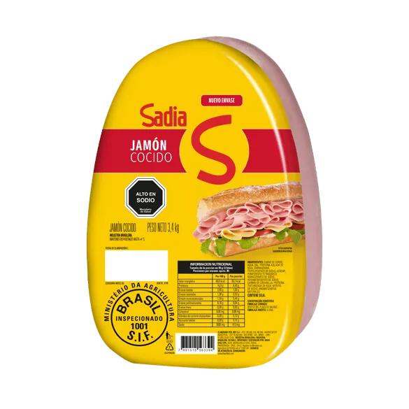 [1698] Jamón Cocido De Cerdo Sadia