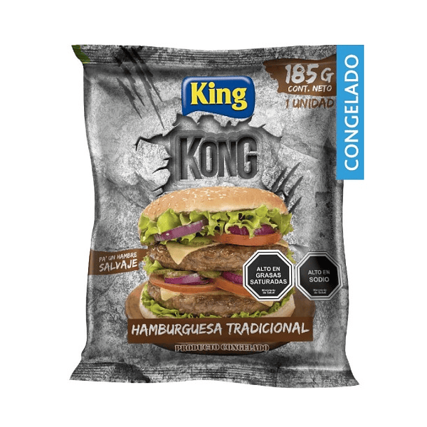 Hamburguesa King Kong 185 Gr