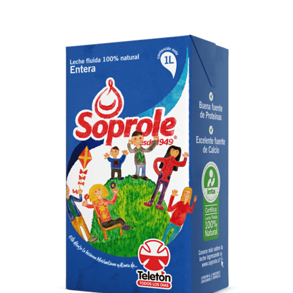 Leche Natural Soprole 1 Lt