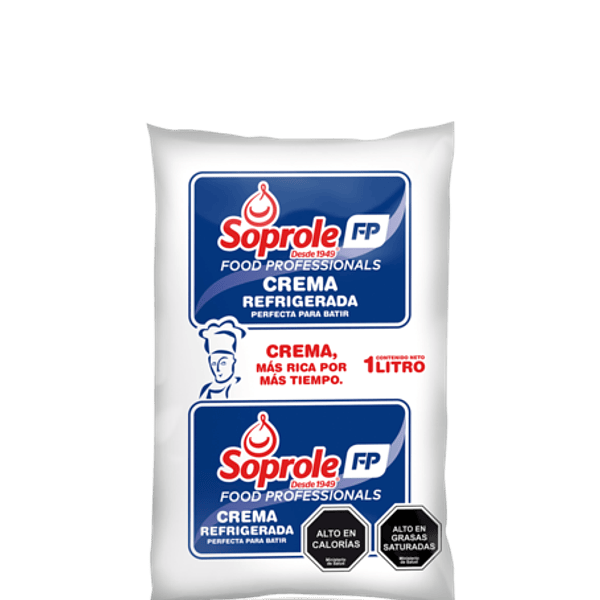 Crema Soprole Bolsa 1 Lt