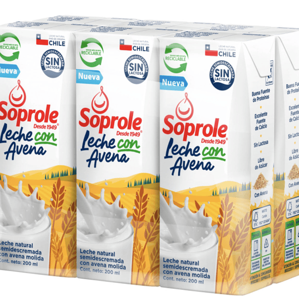 [1805] Leche Con Avena Soprole 200 Cc