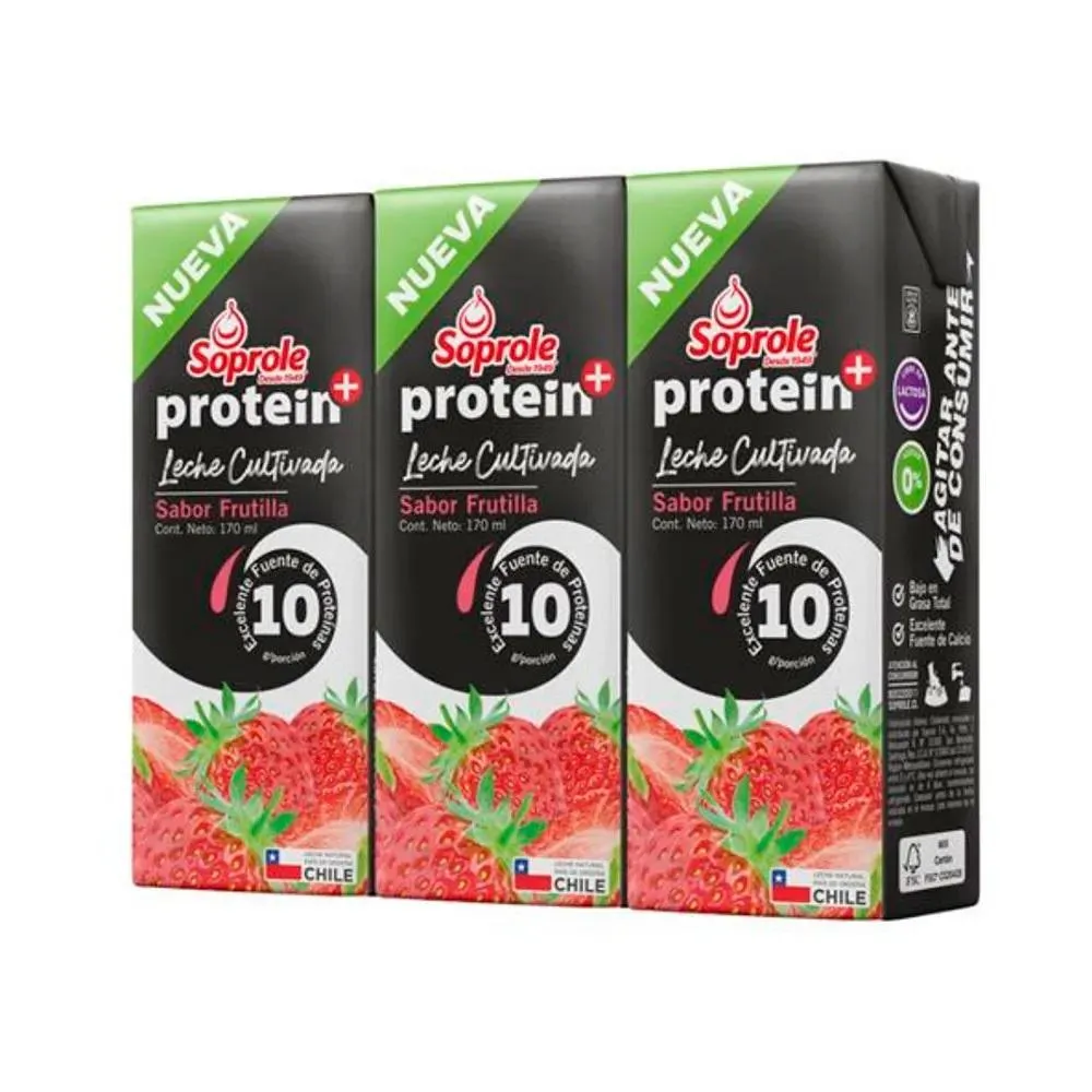 Leche Cultivada Soprole Protein 170 Ml