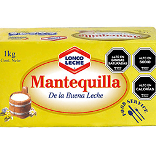 Mantequilla Lonco Leche 1 Kg