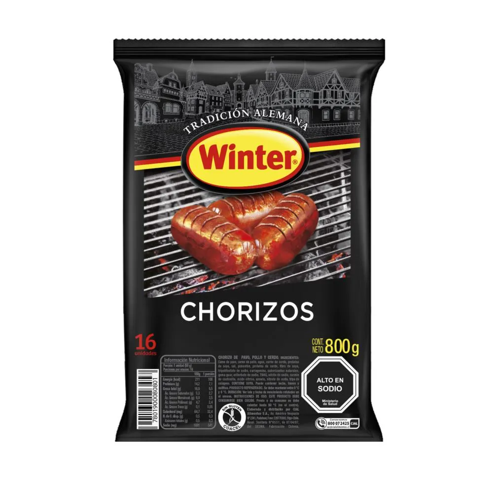 Chorizos Winter De 800 Gr