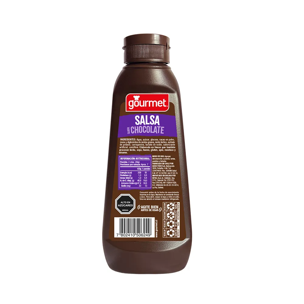 Salsa Framb/Choco Gourmet 280 Gr