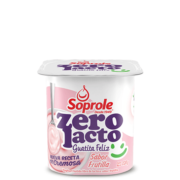Yogur Zerolacto Soprole 120Gs.