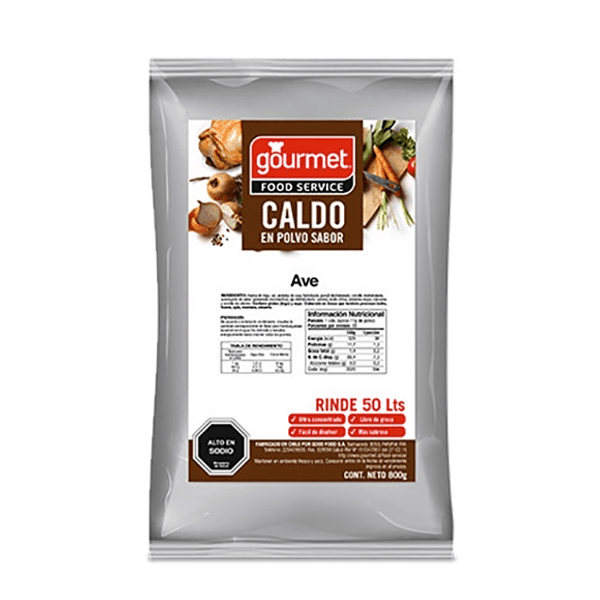 Caldo Gourmet 800 Gr