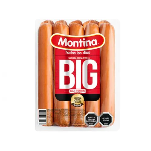 Salchicha Big Montina 800 Grs